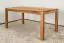 Table de salle à manger Wooden Nature 416 en chêne massif huilé - 160 x 90 cm (L x P)