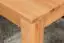 Table de salle à manger Wooden Nature 417 coeur de hêtre massif huilé - 180 x 90 cm (L x P)