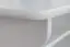 Meuble bas de télévision en pin massif laqué blanc Junco 209 - 79 x 67 x 42 cm (H x L x P)