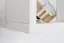 Étagère à suspendre / étagère murale en bois de pin massif, laqué blanc Junco 283W - 25 x 25 x 12 cm (H x L x P)