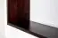 Étagère à suspendre / étagère murale en pin massif couleur noyer Junco 282 - Dimensions : 76 x 166 x 20 cm (H x L x P)
