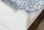 Lit d'enfant / lit de jeune bois de pin massif blanc 84, sommier à lattes inclus - Surface de couchage 80 x 200 cm
