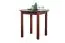 Table en pin massif couleur noyer Junco 234B (ronde) - diamètre 80 cm