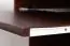 Bureau en pin massif couleur noyer Junco 197 - Dimensions : 75 x 100 x 60 cm (H x L x P)