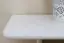 Étagère à suspendre / étagère murale en pin massif, laqué blanc 006 - Dimensions 24 x 80 x 20 cm (H x L x P)