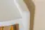 Étagère / étagère d'angle en pin massif laqué blanc Junco 62 - 86 x 40 x 30 cm (h x l x p)