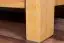 Armoire à portes battantes / armoire Wooden Nature 129 en bois de coeur de hêtre massif - 180 x 90 x 40 cm (h x l x p)