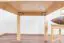 Table en bois de pin massif naturel Junco 240B (rectangulaire) - Dimensions 90 x 140 cm