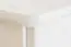 Armoire en pin massif blanc Junco 13A - Dimensions 195 x 84 x 59 cm