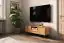 Meuble TV Kumeu 12, en bois de hêtre massif huilé - Dimensions : 50 x 144 x 45 cm (H x L x P)