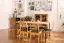 Table de salle à manger Kumeu 06 bois de hêtre massif huilé - Dimensions : 160 x 90 cm (l x p)
