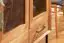 Vitrine Kumeu 48, en bois de hêtre massif huilé - Dimensions : 95 x 144 x 45 cm (H x L x P)