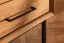 Vitrine Kumeu 55, en bois de hêtre massif huilé - Dimensions : 125 x 97 x 45 cm (H x L x P)