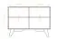 Commode Timaru 09 en bois de hêtre massif huilé - Dimensions : 65 x 90 x 40 cm (h x l x p)