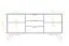 Commode Timaru 13 en bois de hêtre massif huilé - Dimensions : 65 x 134 x 40 cm (h x l x p)