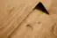 Vitrine Masterton 15 chêne sauvage massif huilé - Dimensions : 140 x 136 x 45 cm (H x L x P)