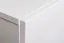 Meuble-paroi avec éclairage LED Kongsvinger 99, Couleur : Chêne Wotan / Gris brillant - Dimensions : 180 x 330 x 40 cm (H x L x P)