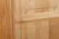Armoire en bois de pin massif, naturel 004 - Dimensions 190 x 47 x 60 cm (H x L x P)