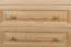Commode en bois de pin massif, naturel 015 - Dimensions 78 x 80 x 42 cm (h x l x p)
