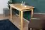 Table en bois de pin massif naturel 001 (rectangulaire) - Dimensions 120 x 60 cm (L x P)