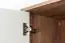 Module complémentaire pour armoire à portes battantes / armoire Manase 15, couleur : brun chêne / blanc brillant - 224 x 100 x 56 cm (h x l x p)