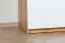 Chambre de jeune - Commode Alard 06, Couleur : Chêne / Blanc - Dimensions : 94 x 120 x 40 cm (H x L x P)