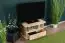 Meuble bas de télévision en bois de pin massif naturel Junco 200 - Dimensions 46 x 72 x 44 cm