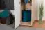 Chambre d'enfant - armoire à portes battantes / armoire Benjamin 16, couleur : hêtre / blanc - 236 x 44 x 56 cm (h x l x p)