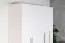 Armoire à portes battantes / Penderie Siumu 31, Couleur : Blanc / Blanc brillant - 224 x 227 x 56 cm (h x l x p)