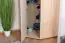 Chambre d'enfant - armoire à portes battantes / armoire d'angle Benjamin 20, couleur : hêtre / crème - 236 x 86 x 86 cm (h x l x p)