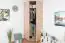 Chambre d'enfant - armoire à portes battantes / armoire d'angle Benjamin 20, couleur : hêtre / blanc - 236 x 86 x 86 cm (H x L x P)