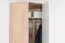 Chambre d'enfant - armoire à portes battantes / armoire d'angle Benjamin 20, couleur : hêtre / blanc - 236 x 86 x 86 cm (H x L x P)