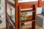 Lit mezzanine 90 x 190 cm, "Easy Premium Line" K22/n, bois de hêtre massif brun foncé, divisible