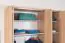 Armoire à portes battantes / armoire Muros 04, couleur : brun chêne - 222 x 150 x 52 cm (H x L x P)