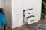 Armoire à portes battantes / armoire Sidonia 01, couleur : blanc chêne - 200 x 123 x 53 cm (H x L x P)
