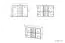 Commode Mochis 14, couleur : chêne Sonoma clair incluant 3 inserts couleur - Dimensions : 85 x 120 x 34 cm (H x L x P), avec 2 portes, 4 tiroirs et 4 compartiments