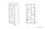 Vitrine Mesquite 02, couleur : Sonoma Oak light / Sonoma Oak Truffle - Dimensions : 199 x 85 x 40 cm (h x l x p), avec 3 portes et 10 compartiments