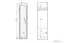 Armoire Terreon 01, couleur : Chêne clair de Sonoma / Chêne de Sonoma foncé - Dimensions : 199 x 55 x 41 cm (H x L x P)