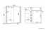 Armoire à portes coulissantes / armoire Nogales 02, couleur : chêne de Sonoma clair / foncé - Dimensions : 210 x 197 x 66 cm (H x L x P), avec 2 portes et 7 compartiments