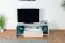 Chambre d'adolescents - Meuble bas pour TV Aalst 24, couleur : chêne / blanc / bleu - Dimensions : 40 x 120 x 50 cm (H x L x P)