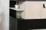 Chambre d'adolescents - Commode Aalst 08, couleur : chêne / crème / noir - Dimensions : 90 x 110 x 40 cm (h x l x p)