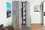 Armoire à portes battantes de la chambre des jeunes / armoire d'angle Lede 02, couleur : gris / chêne / blanc - Dimensions : 190 x 90 x 90 cm (H x L x P)