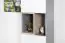 Chambre d'adolescents - Armoire Lede 05, couleur : gris / chêne / blanc - Dimensions : 190 x 45 x 40 cm (H x L x P)