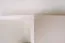 Chambre d'adolescents - Étagère Syrina 06, couleur : blanc / gris - Dimensions : 202 x 54 x 45 cm (h x l x p)