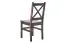 Chaise en pin massif couleurs noyer Junco 246 - Dimensions : 95 x 44 x 49 cm (H x L x P)