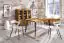 Table de salle à manger Masterton 23, chêne sauvage massif huilé - Dimensions : 100 x 180 cm (l x p)