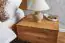 Table de chevet Masterton 04, Bois de hêtre massif huilé - Dimensions : 42 x 45 x 45 cm (H x L x P)