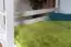Bois massif Lit superposé pour enfants et adolescents | Dimension du matelas: 140 x 200 cm | Laqué Blanc | convertible en 2 lits simples | Qualité premium | Incl. Sommier à lattes déroulable Abbildung