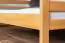 Chambre d'adolescent-Lit superposé 140 x 200 cm | Bois massif: Hêtre | Laqué Naturel | convertible en 2 lits simples | Qualité premium | Incl. Sommier à lattes déroulable Abbildung