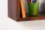 Etagère à suspendre / étagère murale en pin massif couleur noyer Junco 291A - 40 x 40 x 20 cm (H x L x P)